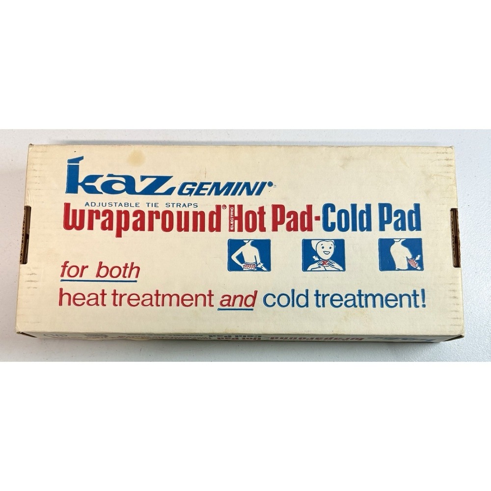 Vintage Kaz Gemini Wraparound Hot /cold Pad Heating Electric *TESTED* MINT! - Picture 3 of 6